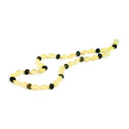 Бусы детские &quot;Сливка/Мятый шар&quot; из Янтаря